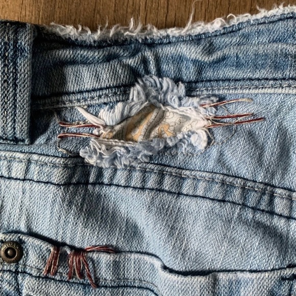 Heritage 1981 Distressed Jean Shorts - Picture 6 of 7